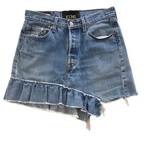 ICONS Vintage Levi Denim Skirt XS NWT